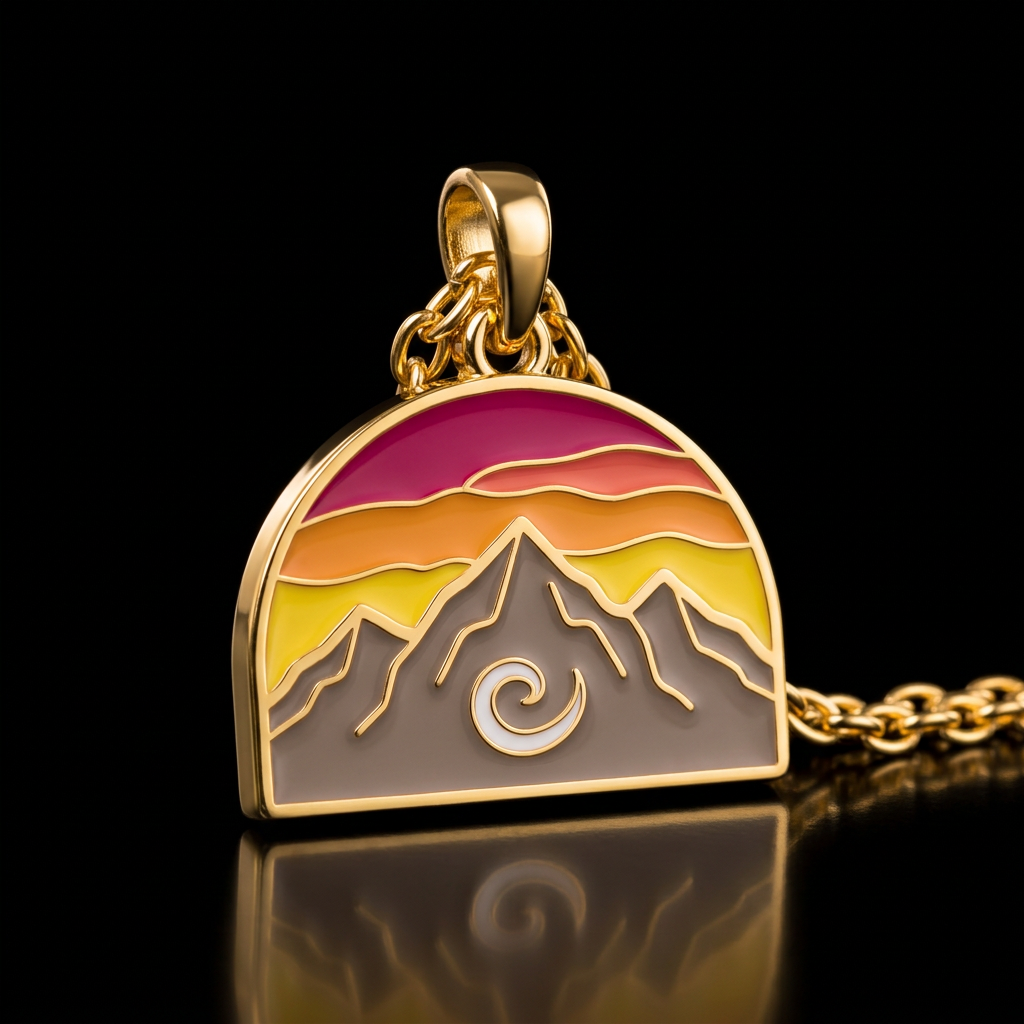 Sunset water bottle design