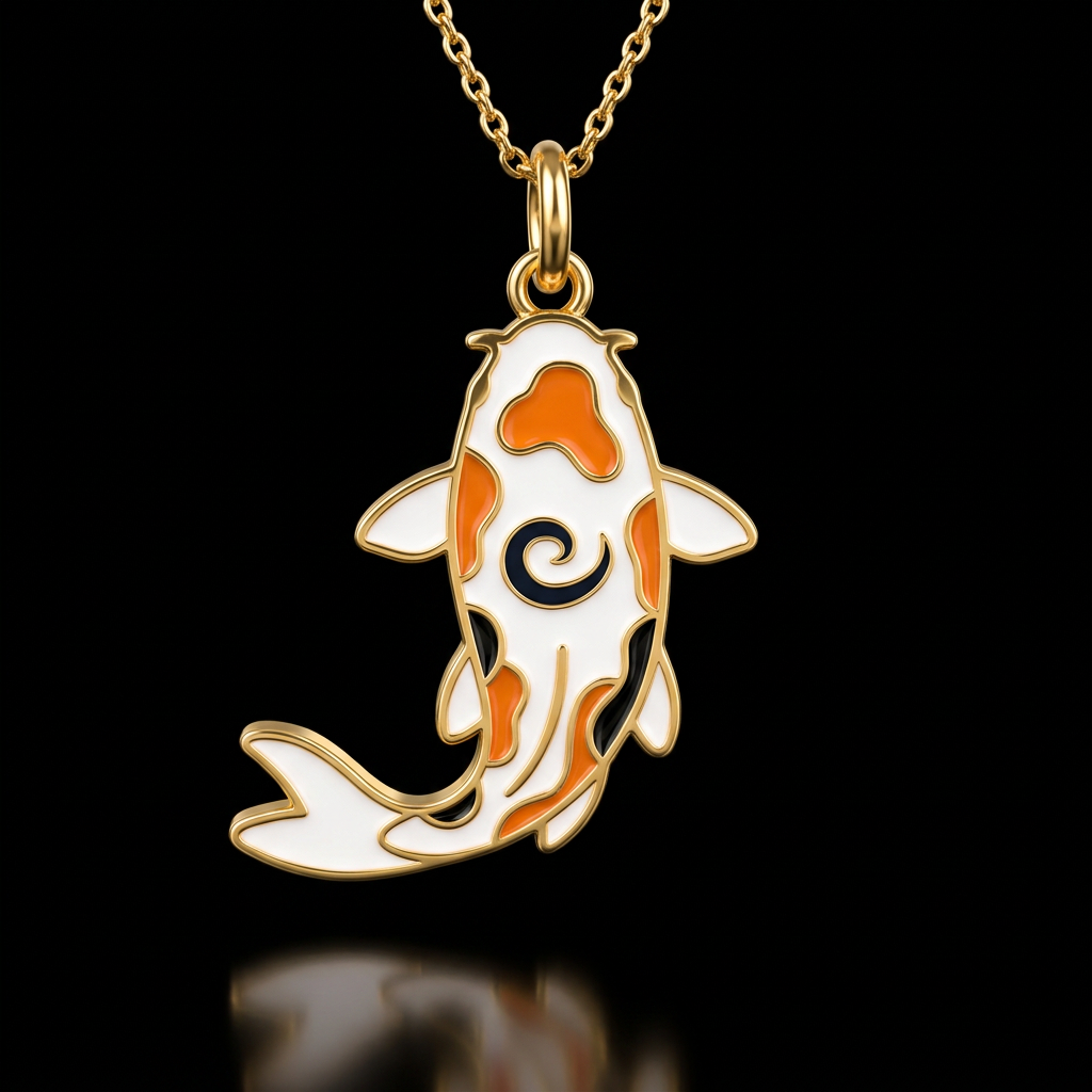 Koi water bottle design