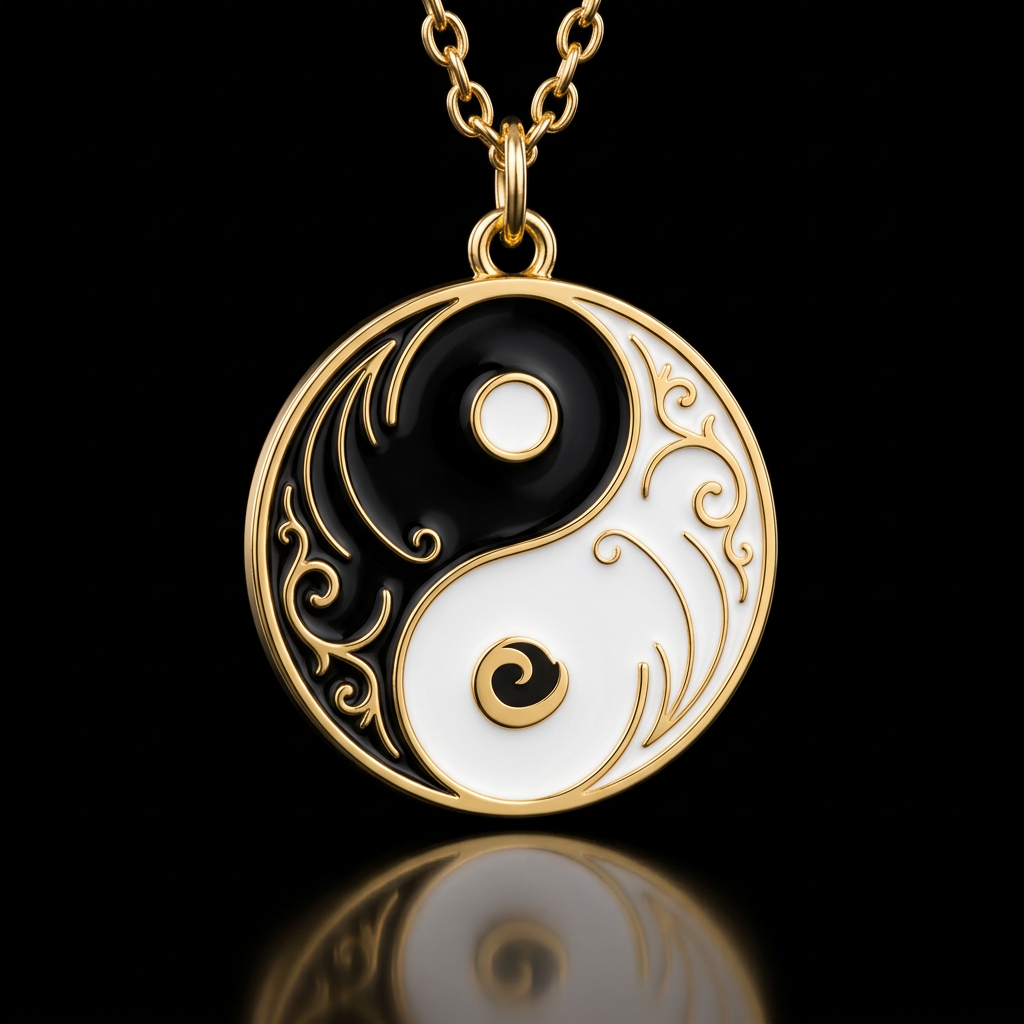 Ying and Yang water bottle design