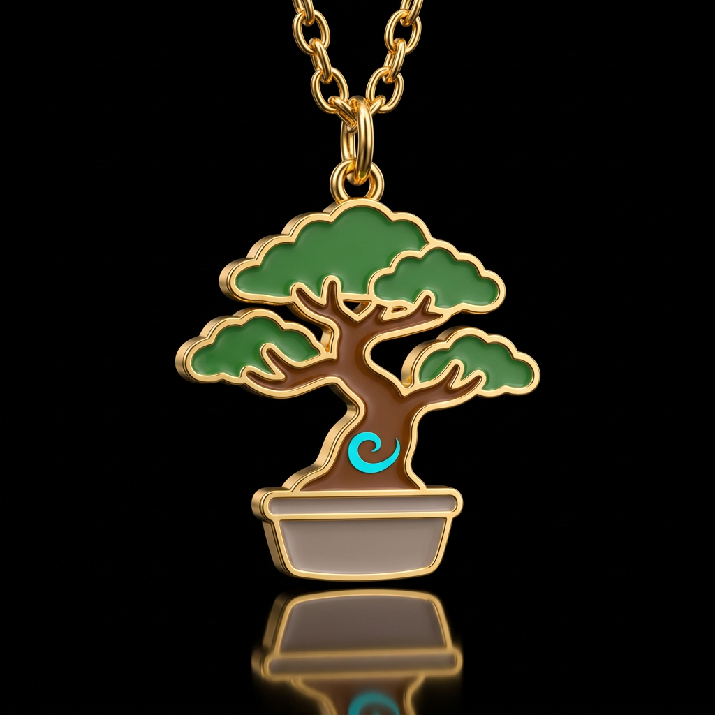 Bonsai tree water bottle design