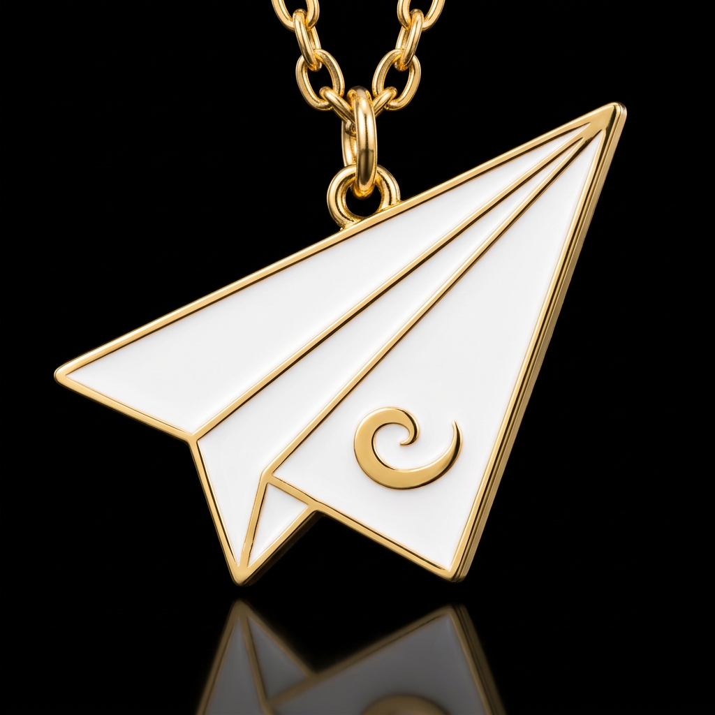 Paper Plane water bottle design