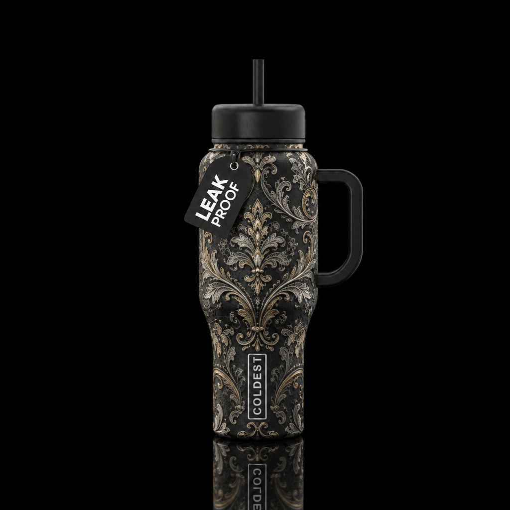 Dark Elegance water bottle design