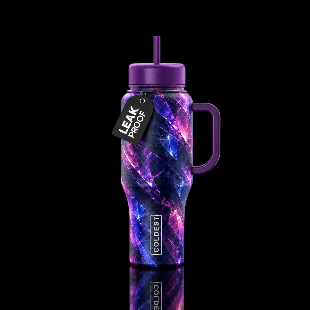 Mythic Shards water bottle design