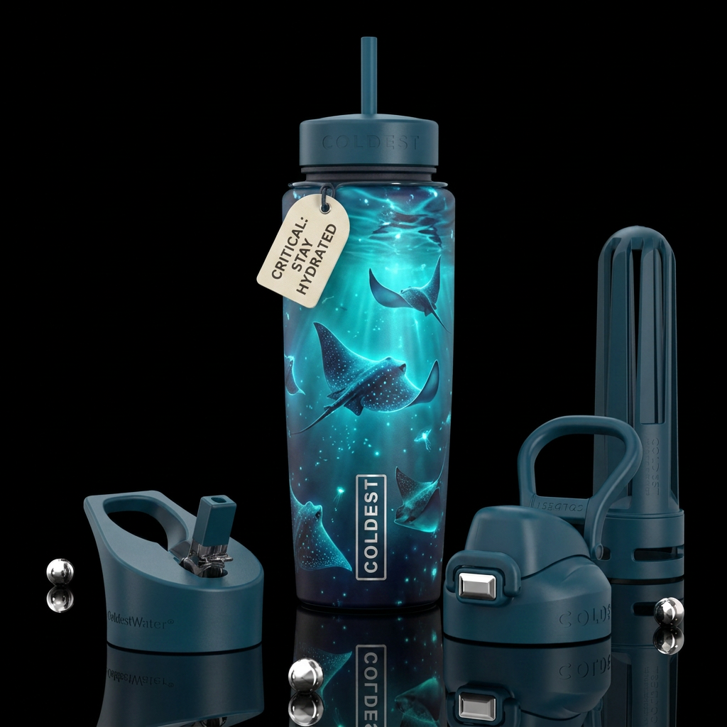 Stingrays water bottle design
