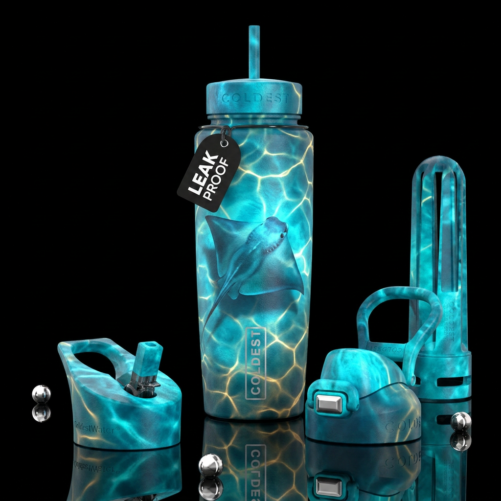 Stingray water bottle design