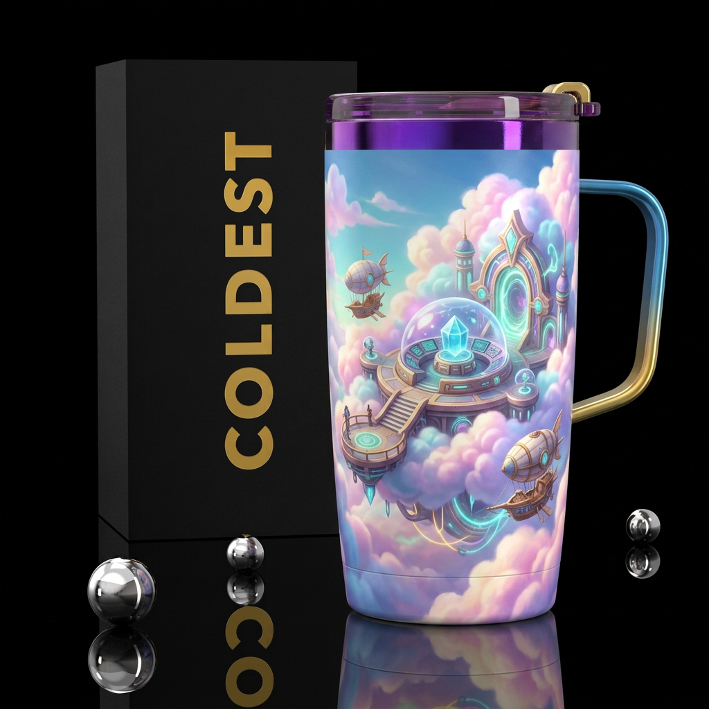 Art water bottle design