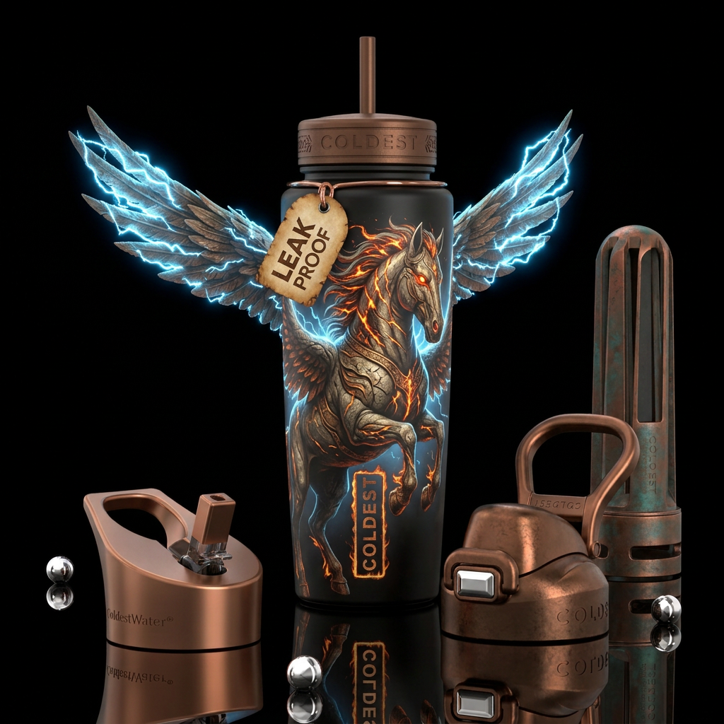 pegasus water bottle design