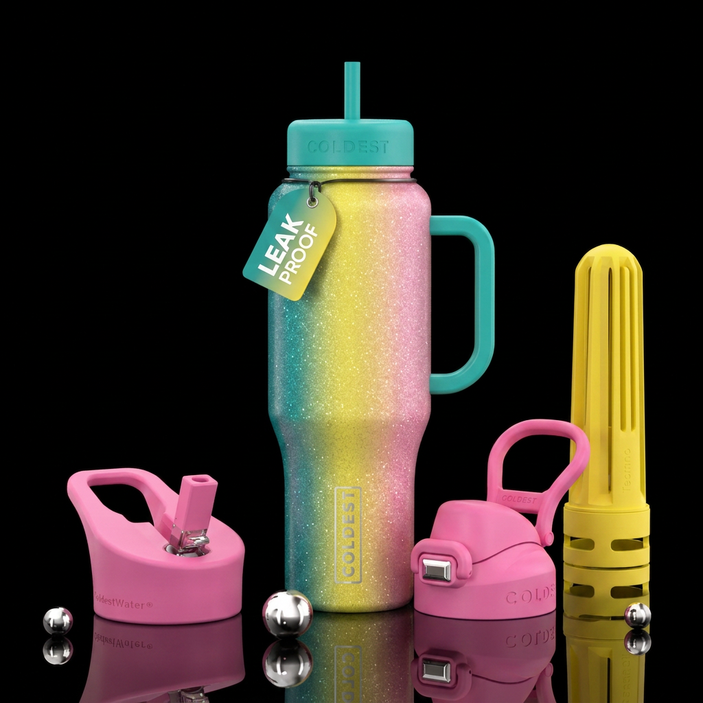 Art water bottle design