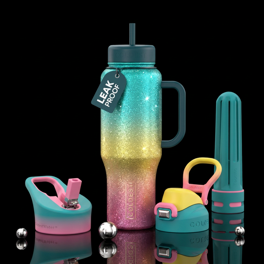 Art water bottle design