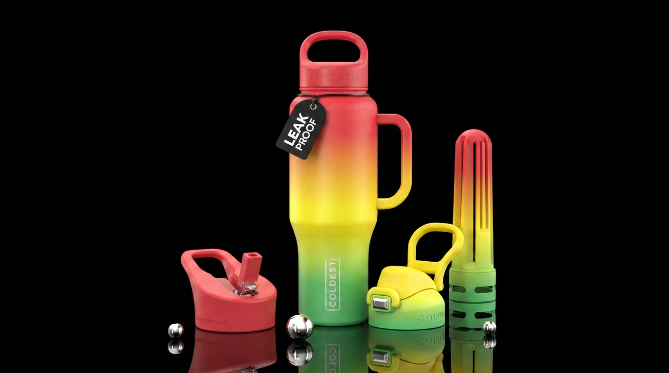 Art water bottle design