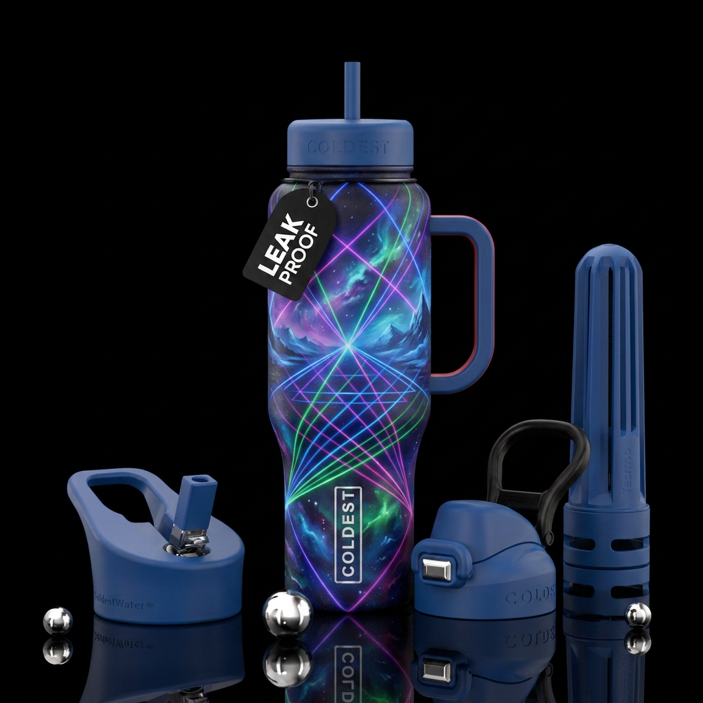 Laser water bottle design