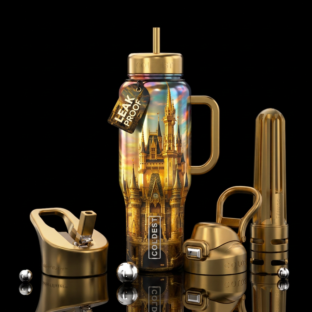The coldest castle water bottle design