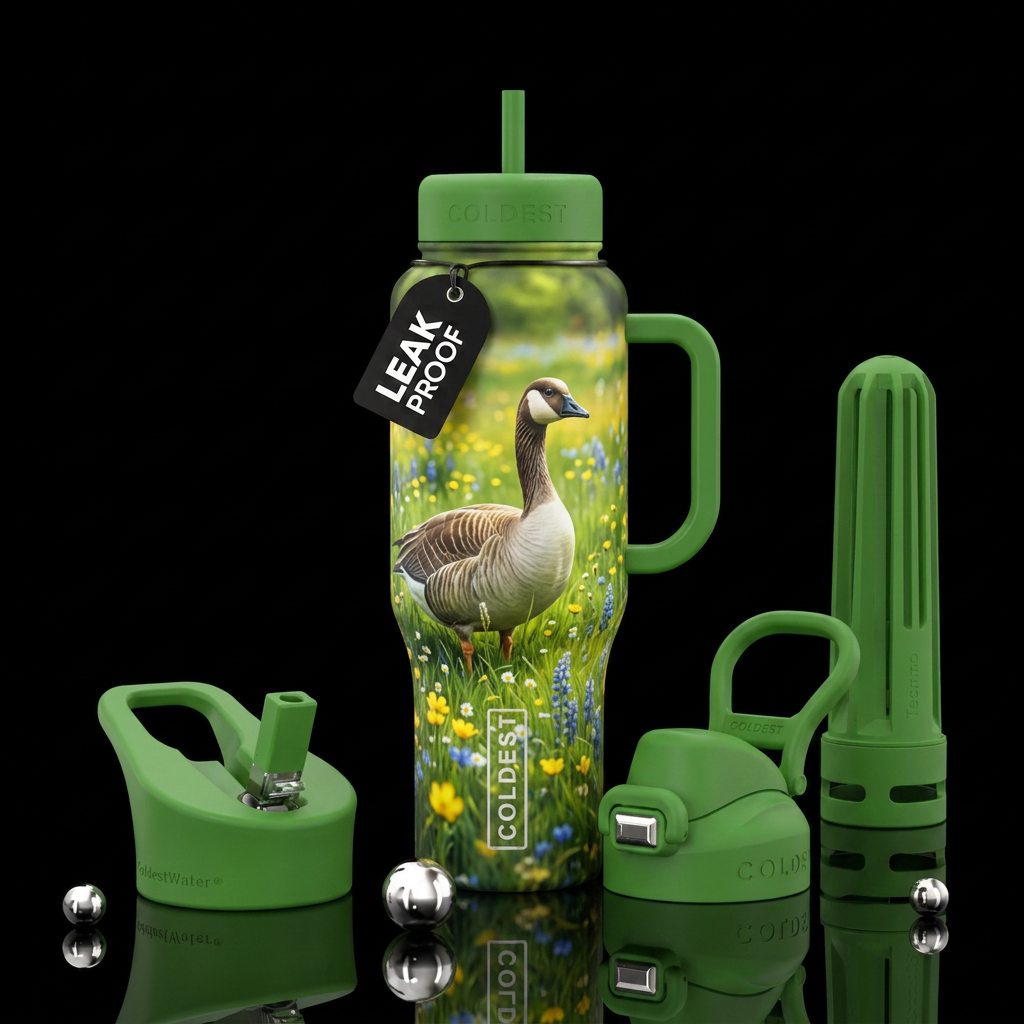 Goose water bottle design