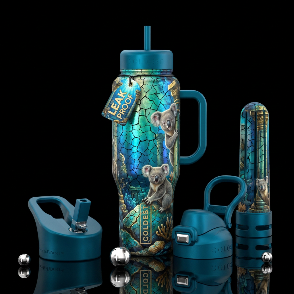 Koalas 🐨 water bottle design