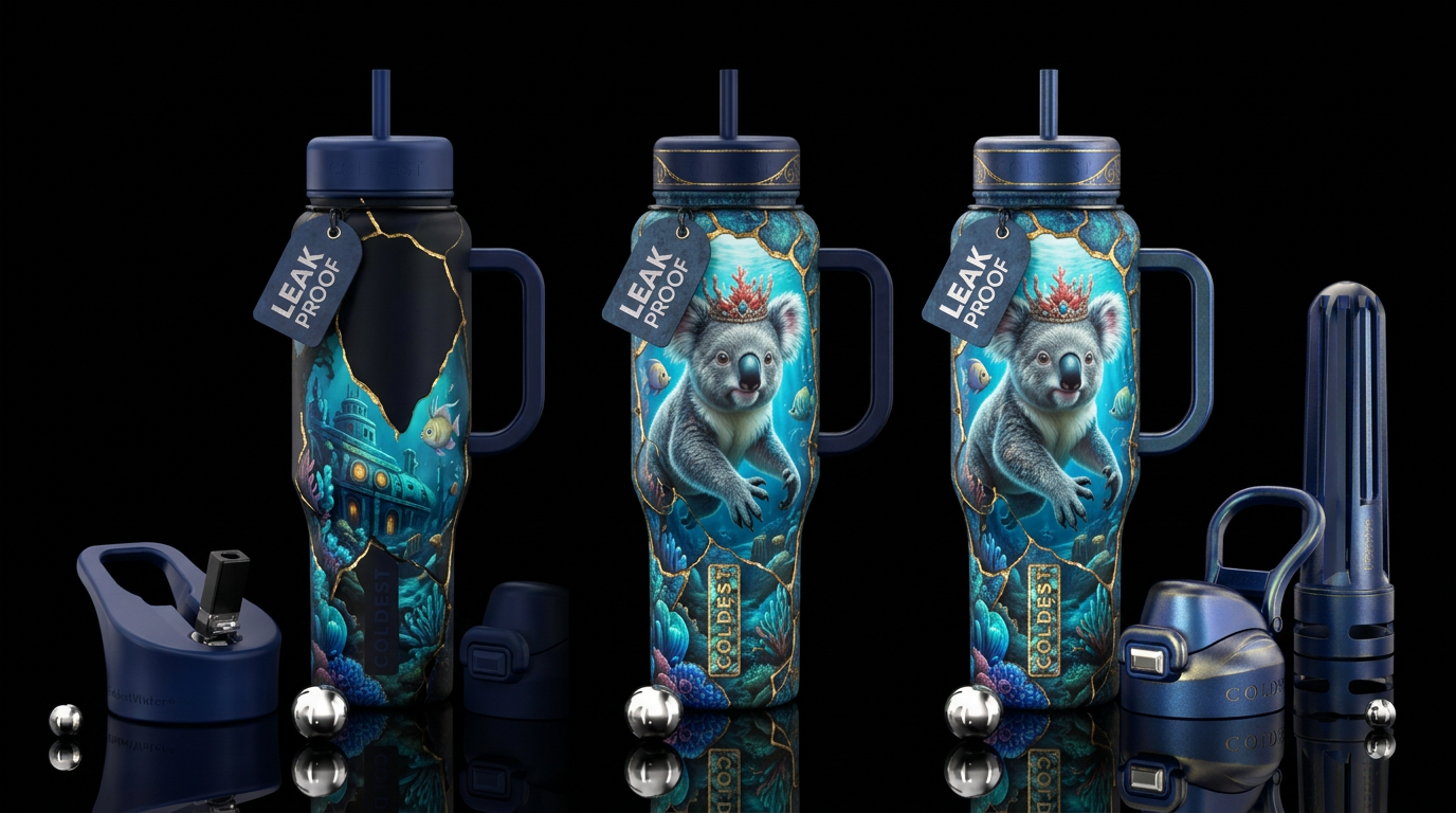 King koala water bottle design
