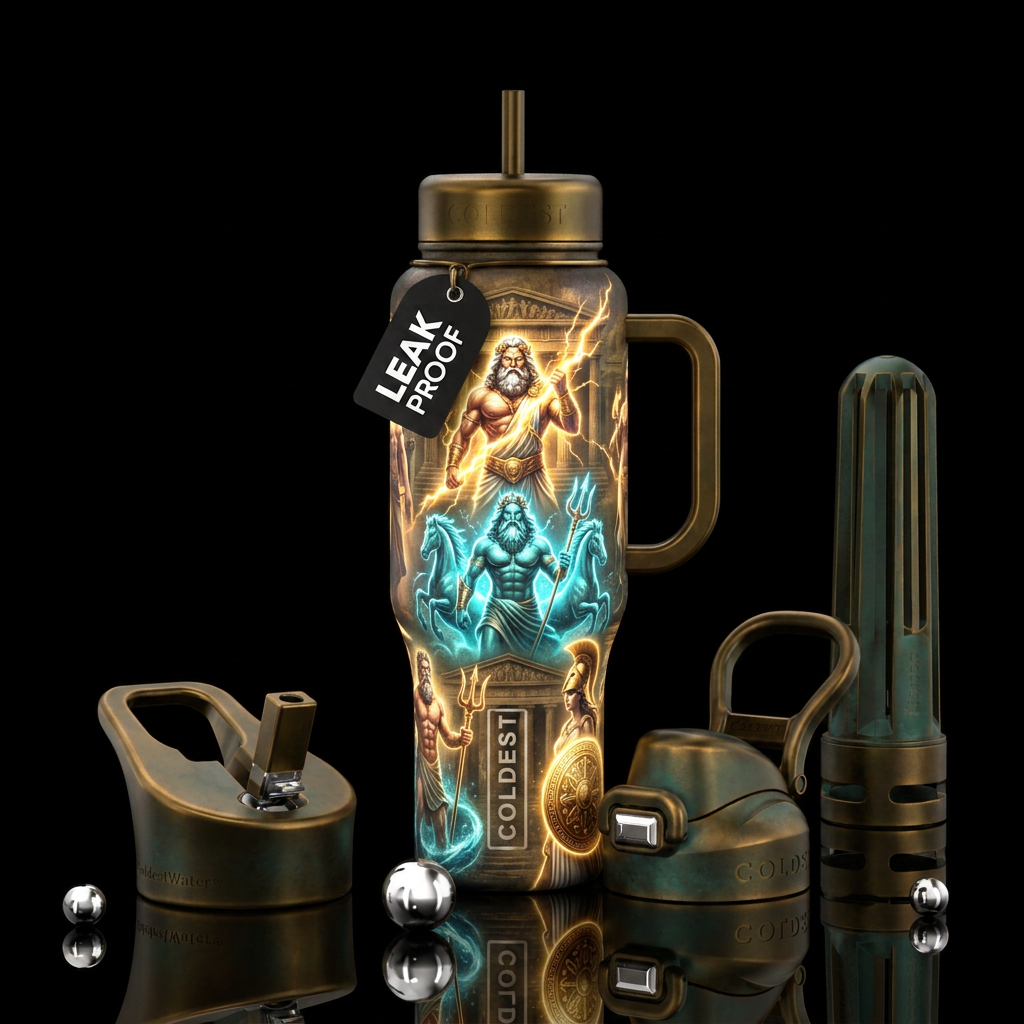 Art water bottle design