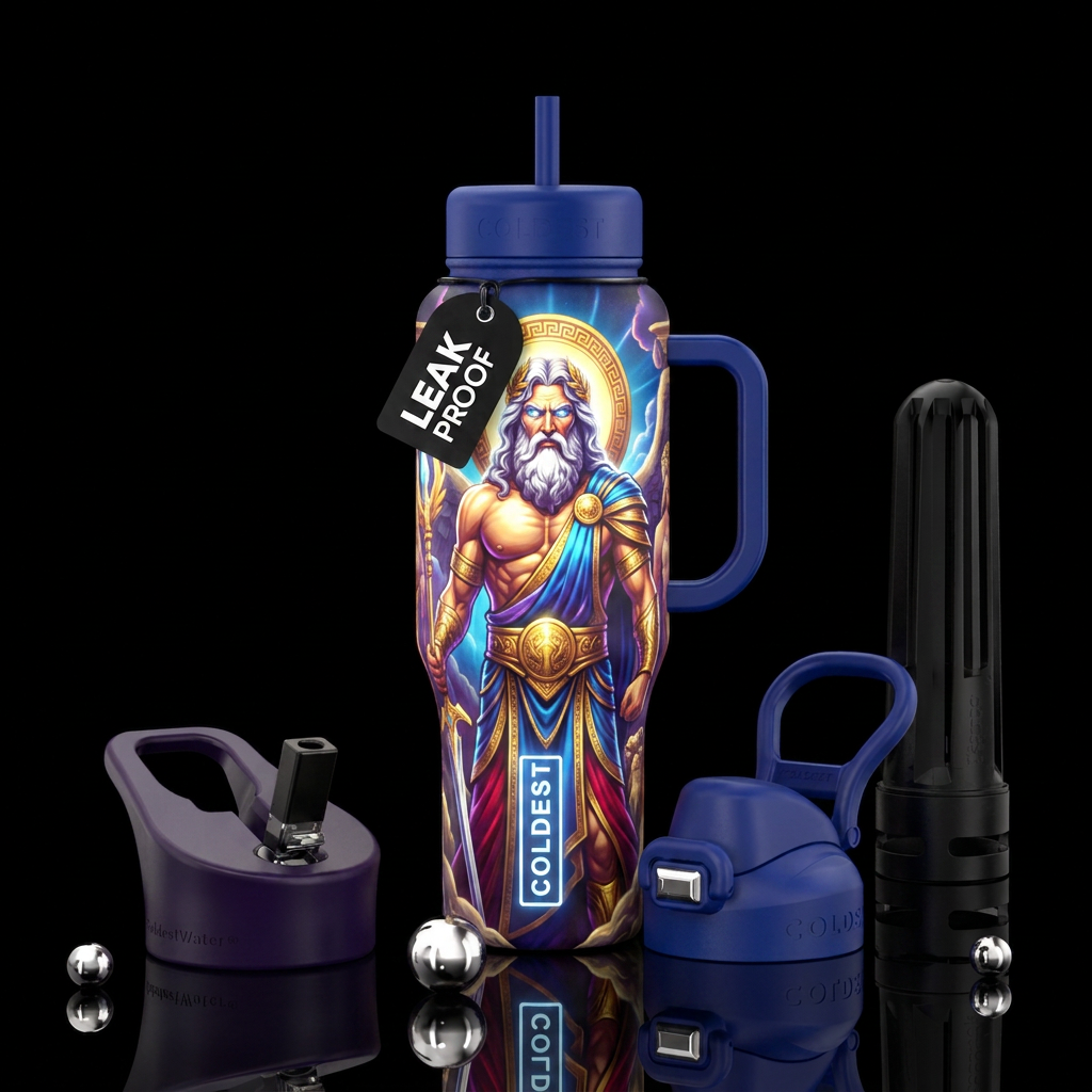 Art water bottle design