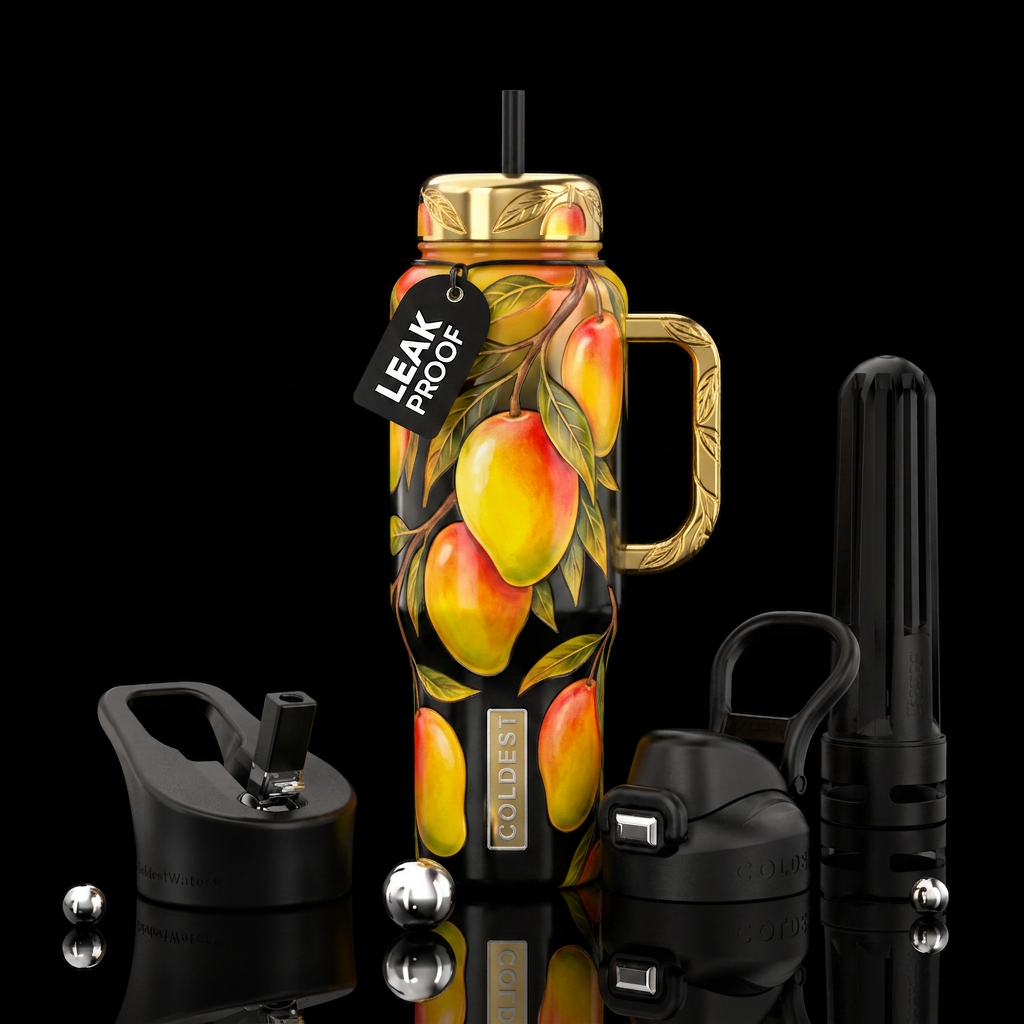 Mangos 🥭 water bottle design