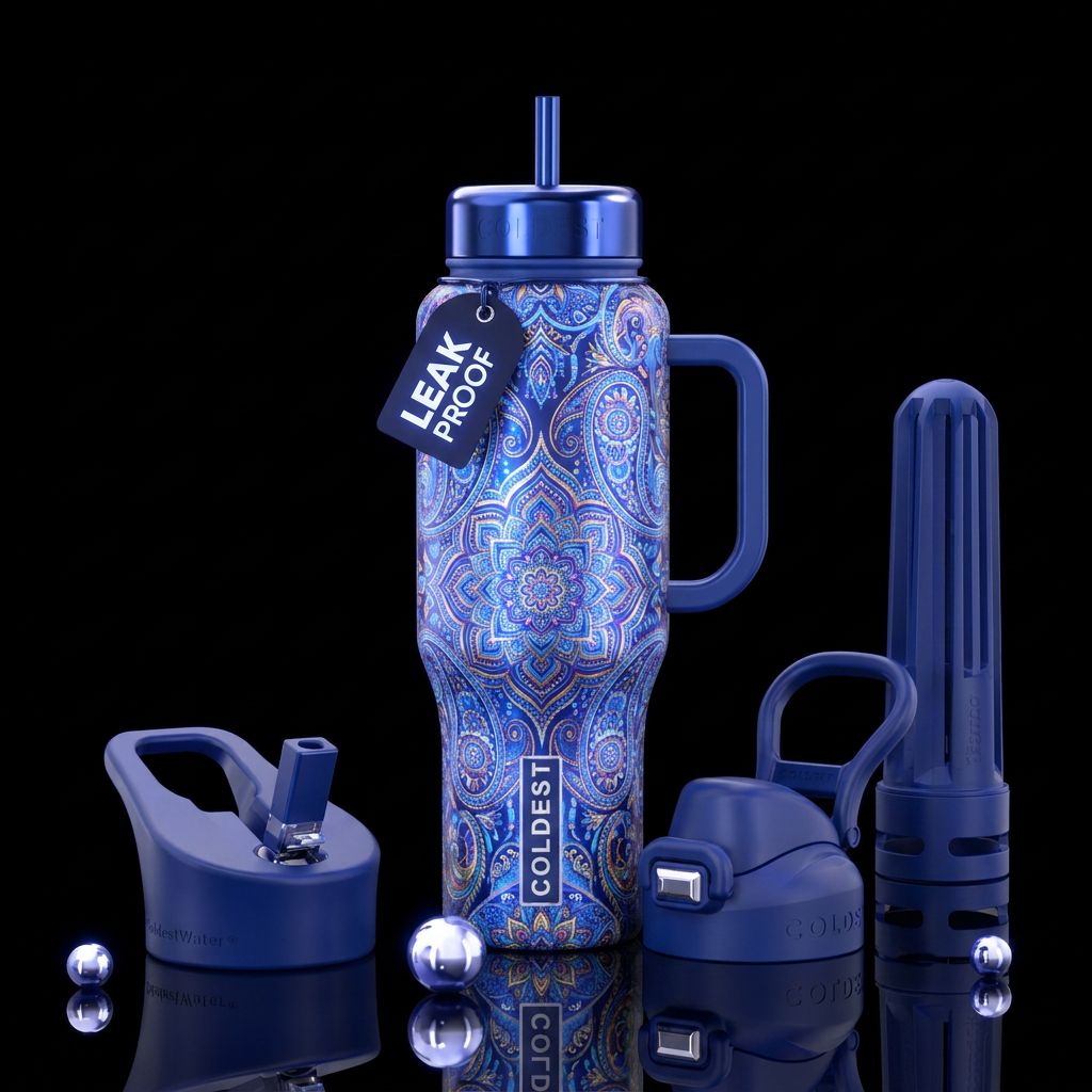 Art water bottle design