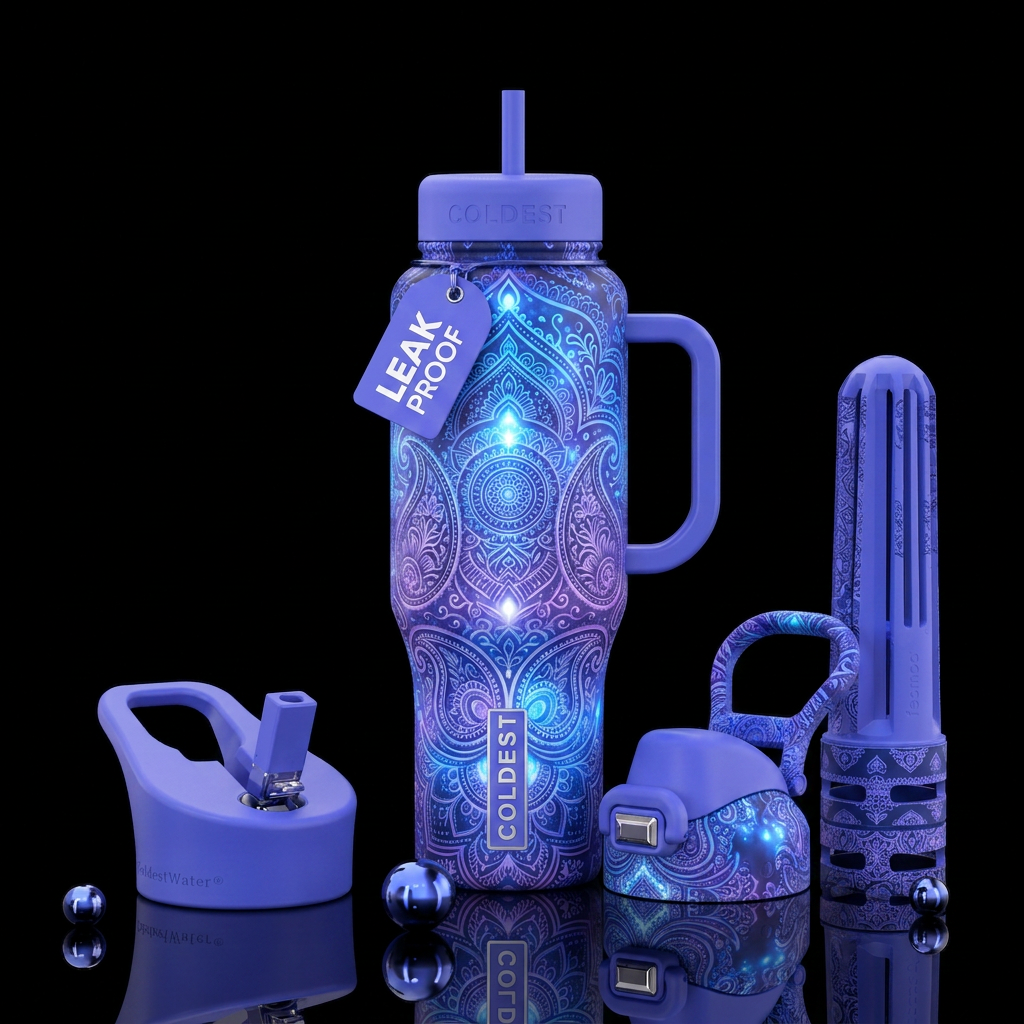 Art water bottle design