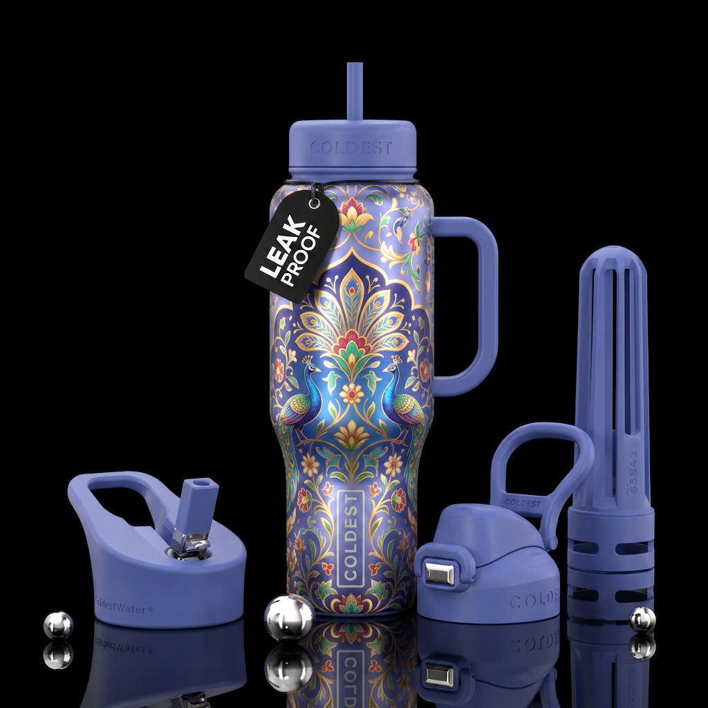Art water bottle design