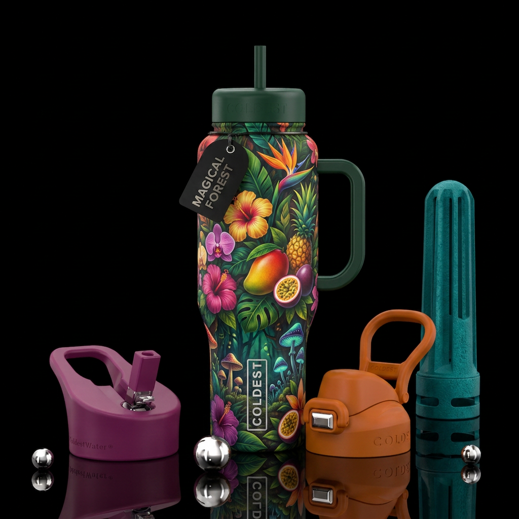Art water bottle design