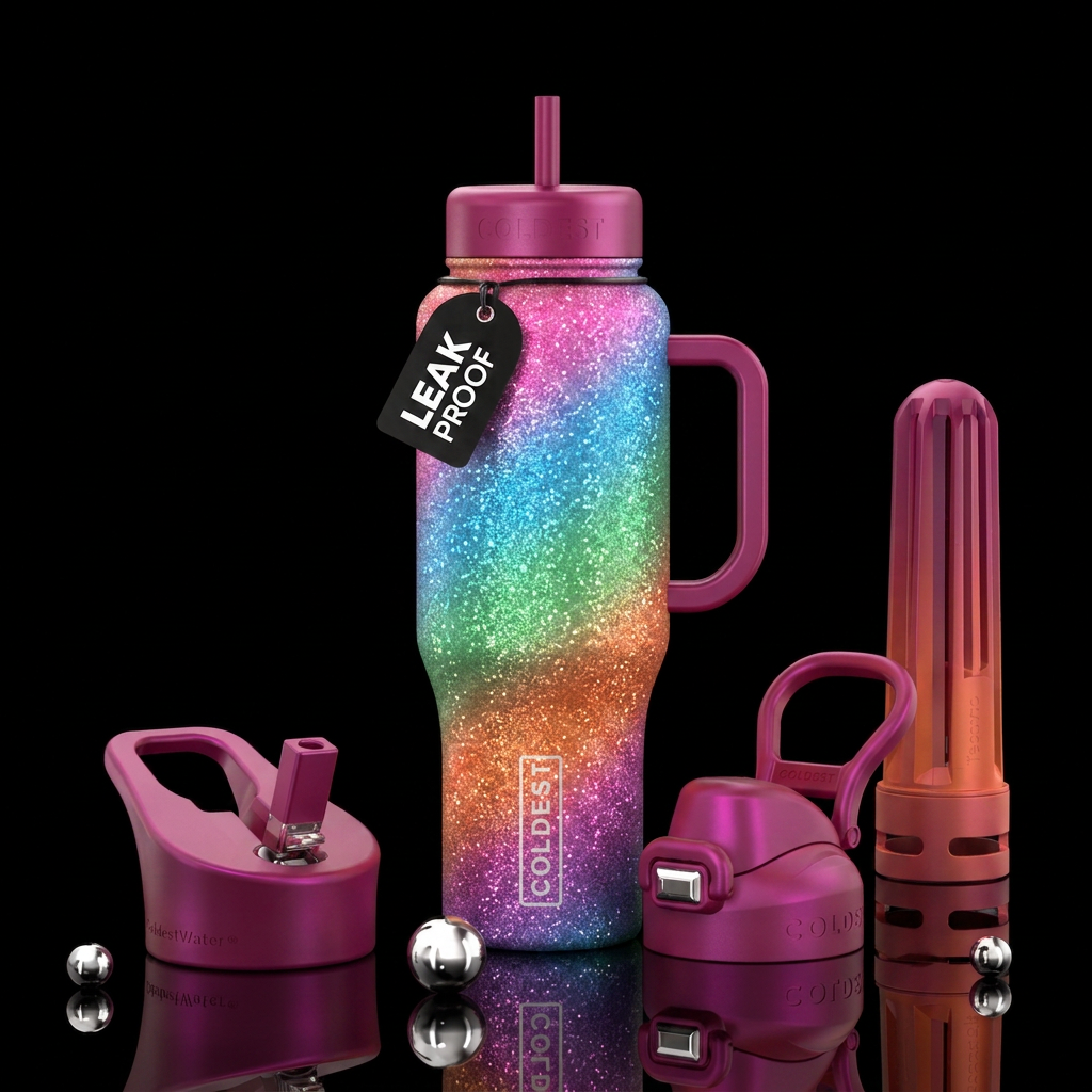 Art water bottle design