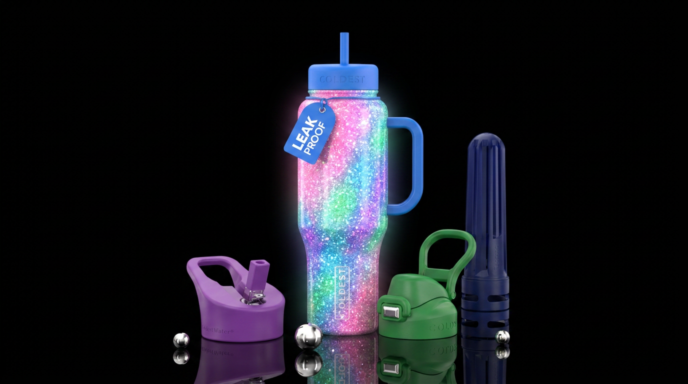 Art water bottle design