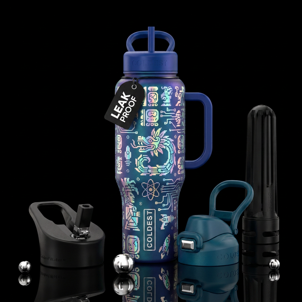 Art water bottle design