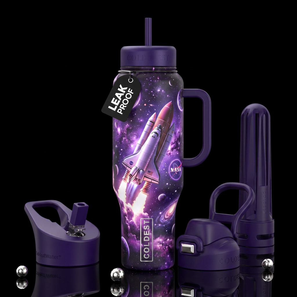 Go for launch 🚀 water bottle design
