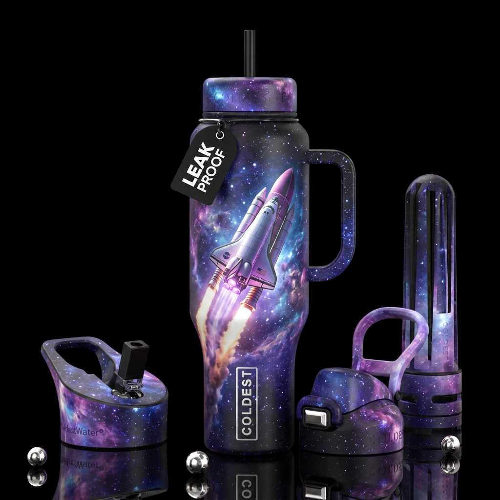 Go for launch 🚀 water bottle design