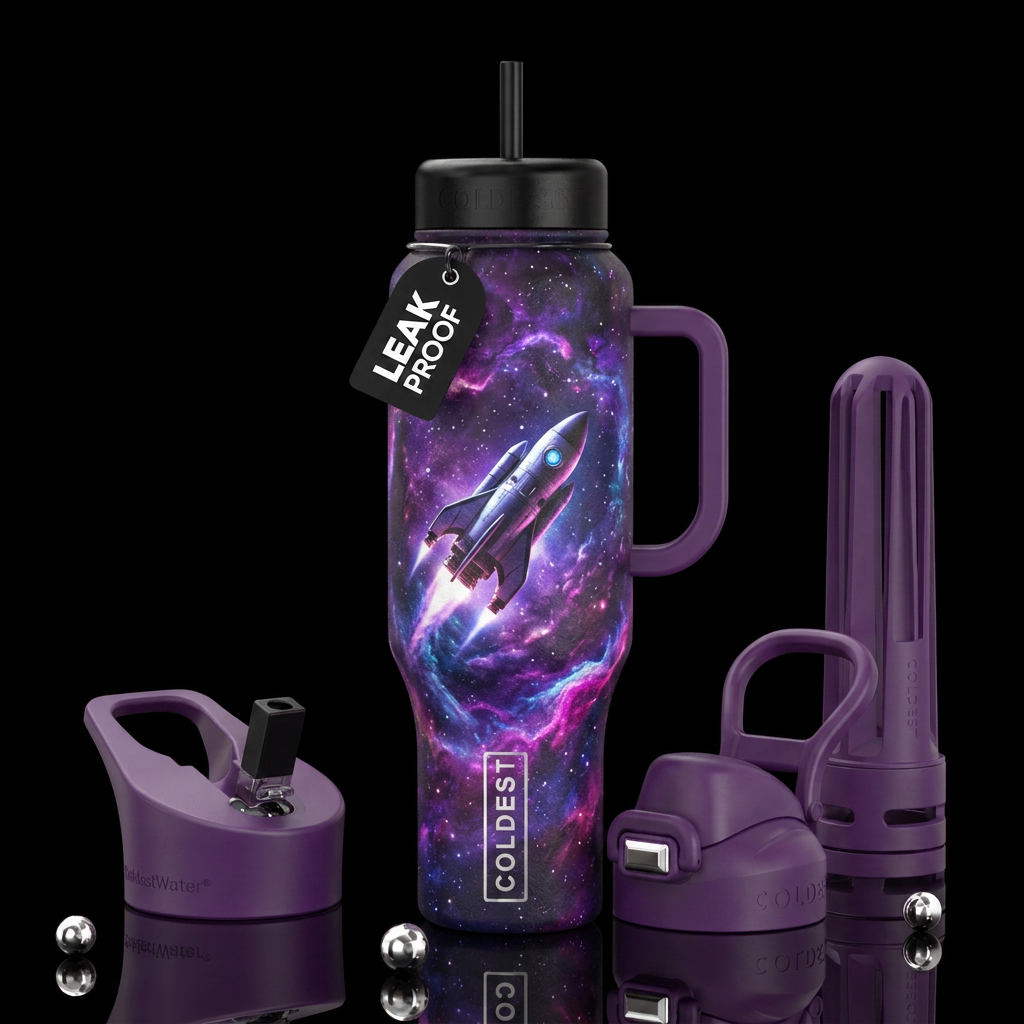 Go for launch 🚀 water bottle design