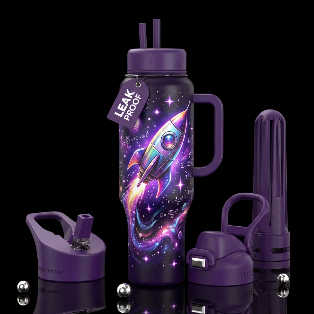Go for launch 🚀 water bottle design