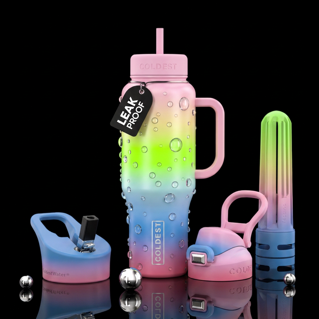 Art water bottle design