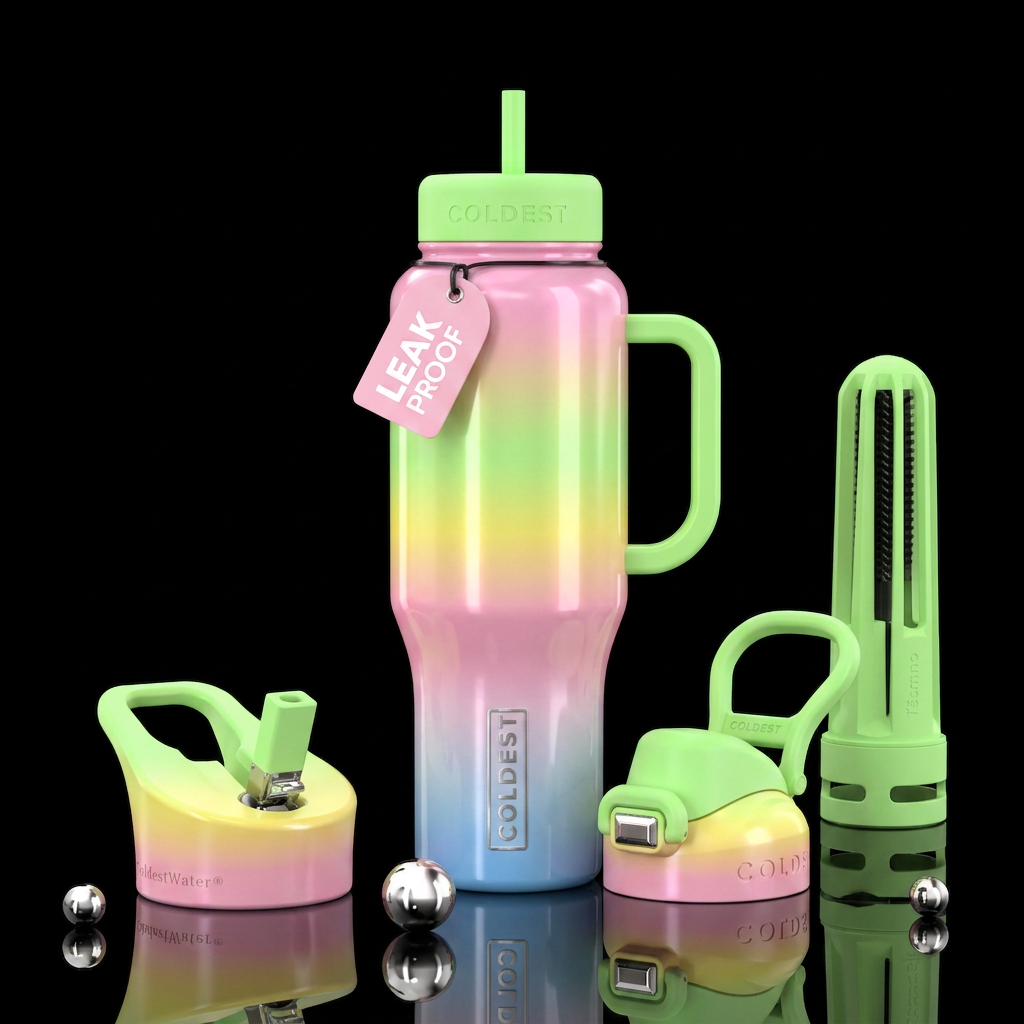Art water bottle design