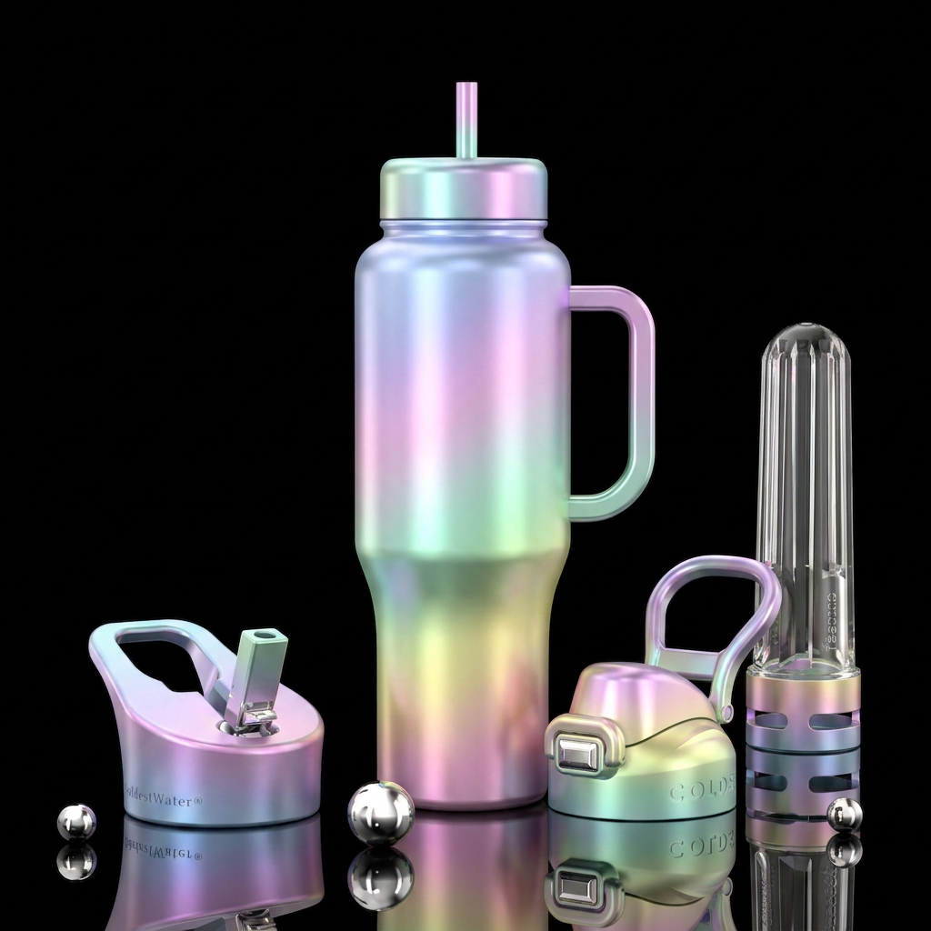Art water bottle design