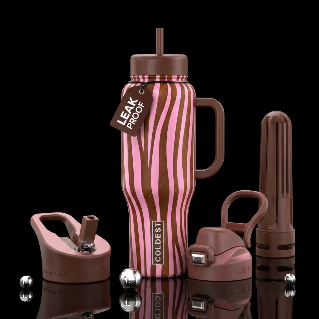 Art water bottle design