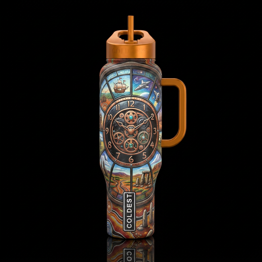 Art water bottle design