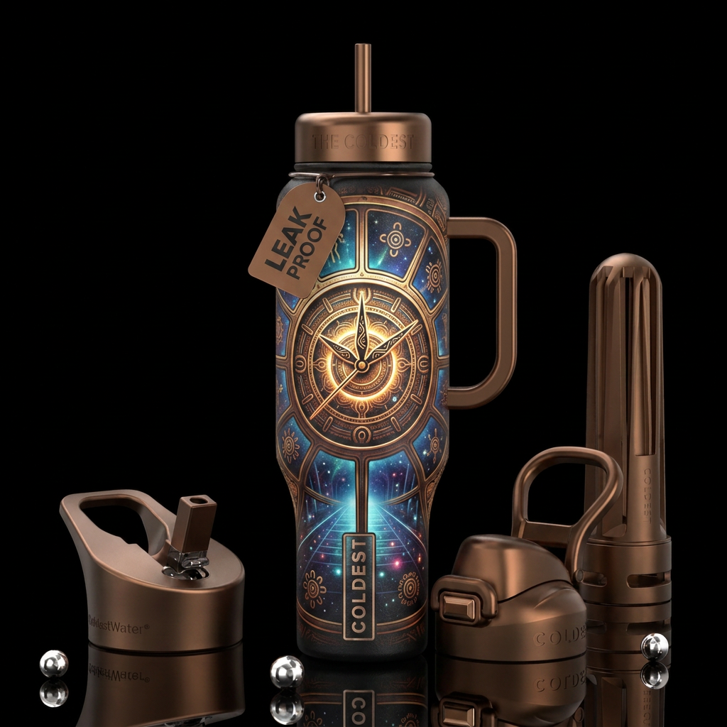 Art water bottle design