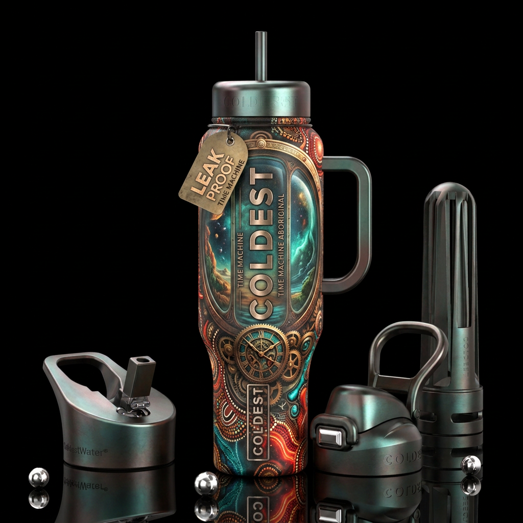 Art water bottle design