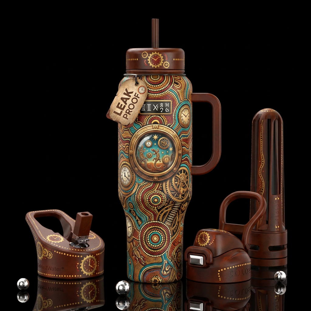 Art water bottle design