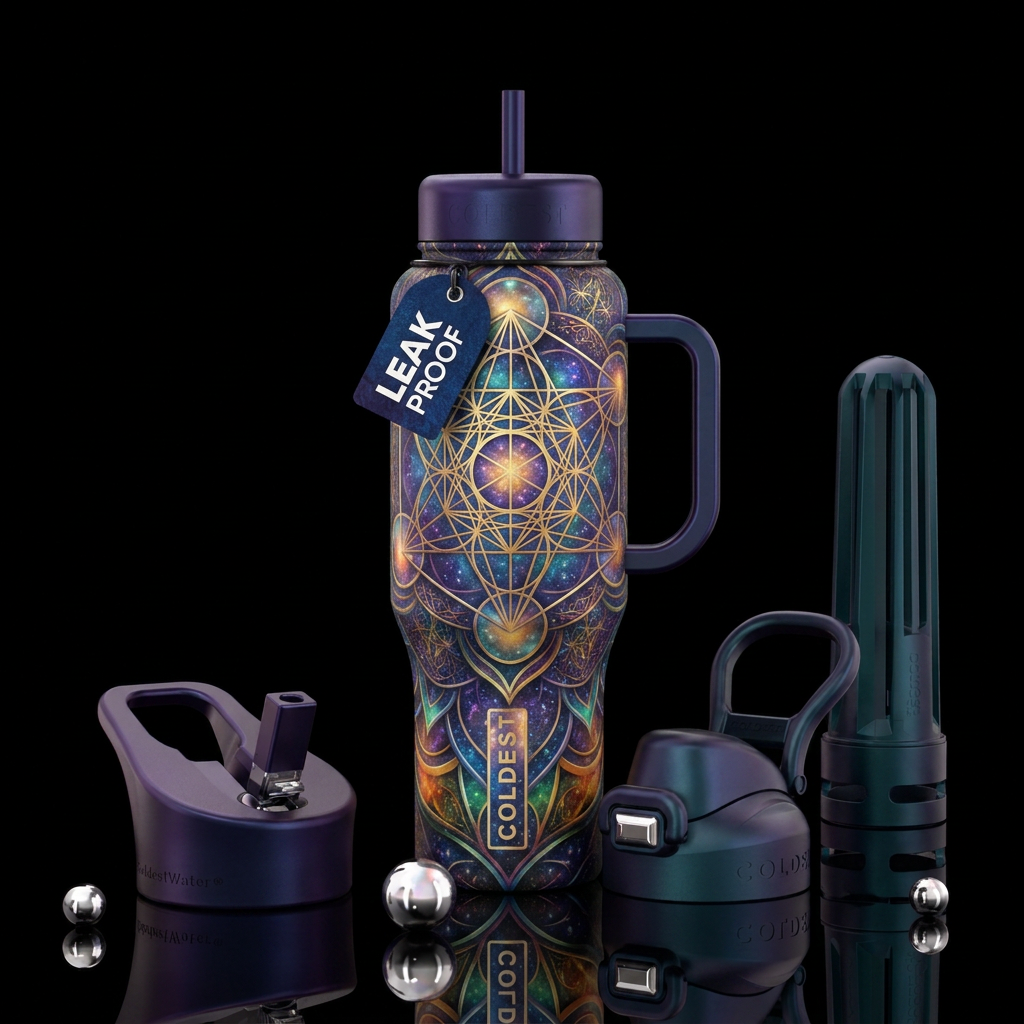 Art water bottle design