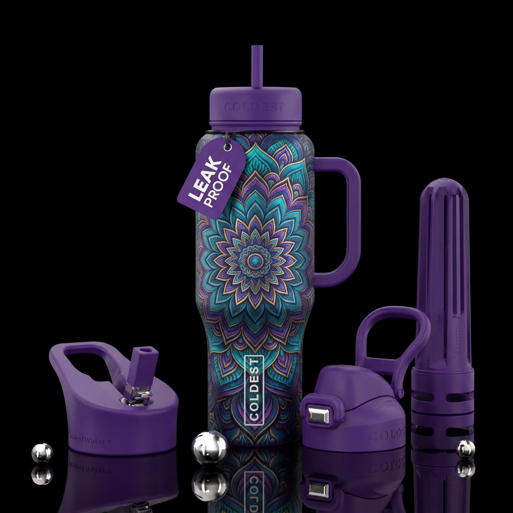 Art water bottle design