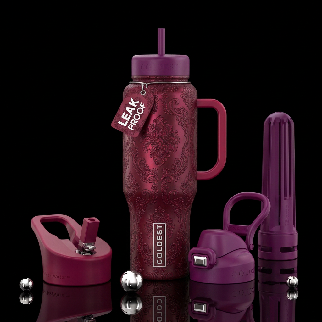 Art water bottle design
