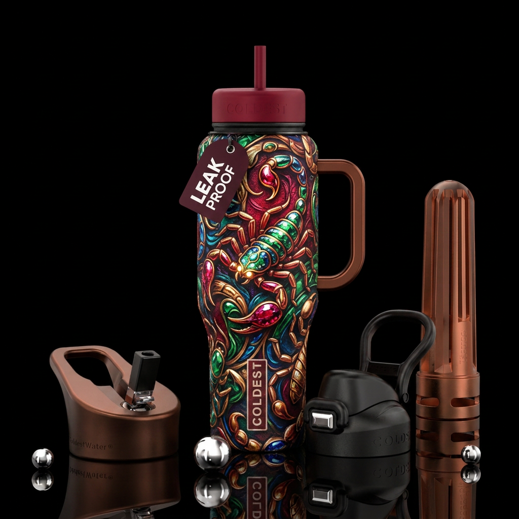 scorpion 🦂 water bottle design