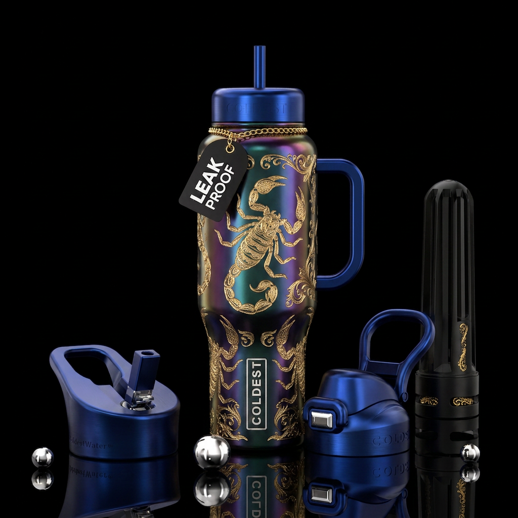 scorpion water bottle design
