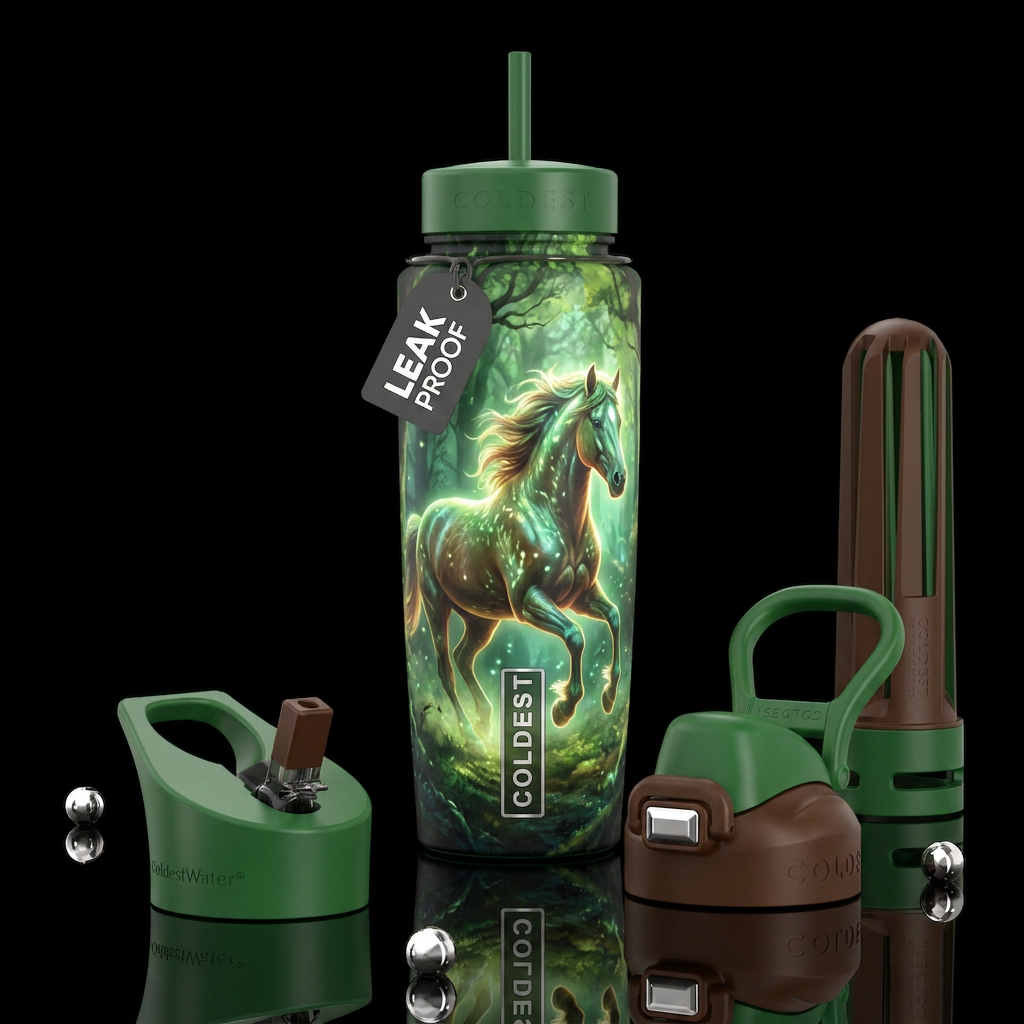 Horse water bottle design