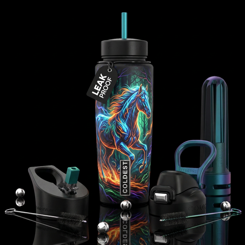 Horse water bottle design