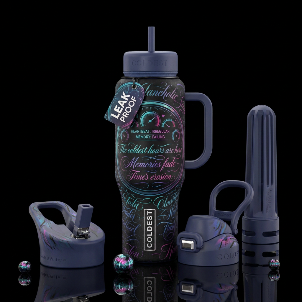 Art water bottle design