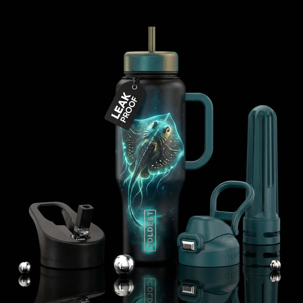 String ray water bottle design